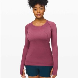 Lululemon long sleeve swiftly tech in plumful